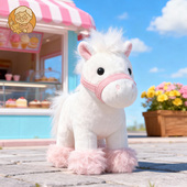 2026马年吉祥物公仔小马毛绒玩具可爱新年玩偶娃娃公司年会生肖马