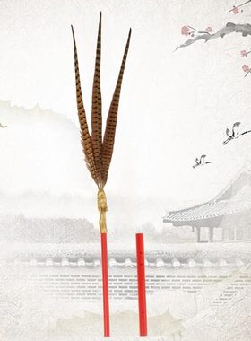 祭孔（祭祀炎帝）大典八(六)佾舞翟籥道具祭礼乐舞文武生佾生手羽