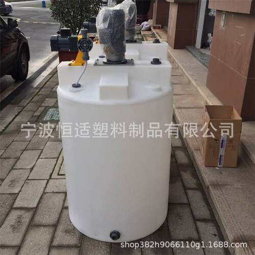 恒适10吨搅拌桶配搅拌机5吨加药装置3吨水处理药剂搅拌罐耐老化