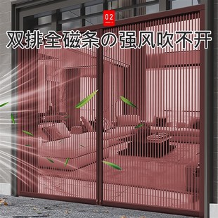 农村别墅纱窗门磁性家用磁吸纱帘防蚊虫 大门防蚊门帘2025新款