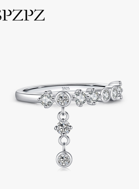 S925银戒指女款轻奢小众设计高级