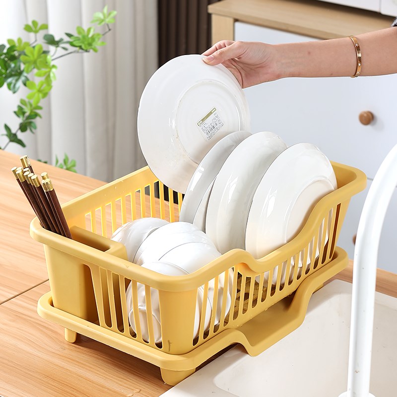 厨房置物架碗筷收纳盒碗碟餐具水槽家用筷子沥水收纳整理台面碗柜