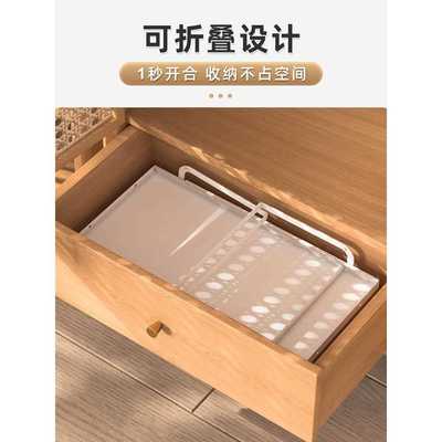 柜子分层架厨房橱柜收纳铁衣柜隔板极窄鞋柜里镜柜内可伸缩置新品