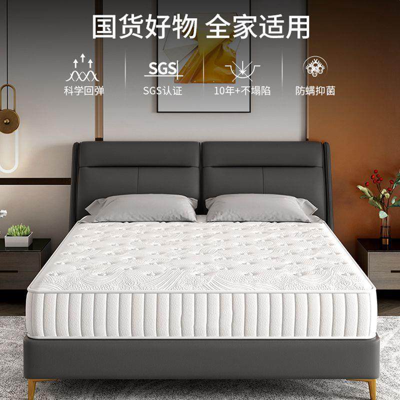 床垫十大名牌排名席梦思睡眠专家软硬两用1米5家用乳胶椰棕20cm厚