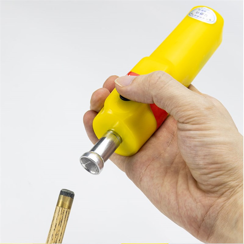 台球杆皮头电动打磨器台球皮头修理工具形桌球杆换枪头弧度修杆器