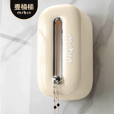 麦桶桶洗脸巾收纳盒壁挂式一次性洁面纸巾化妆棉卫生间厕所置物架
