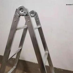 修阁楼梯镀锌铁方管 包邮 家用人字梯折叠工程梯室内装