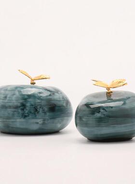 茂朵新中式现代轻奢陶瓷摆件 质感客厅电视柜家居装饰品