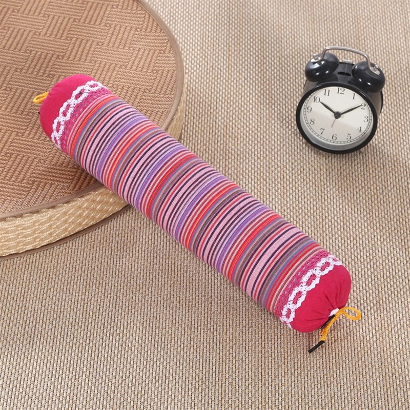 【送枕套】黄豆款颈椎枕荞麦壳护颈枕头单人脊椎枕V圆形颈椎枕硬