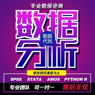SPSS数据分析服务eviews实证Stata模型amos统计meta生信医学R代做