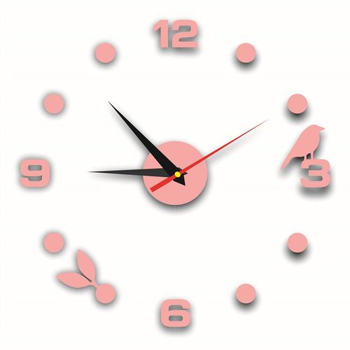 钟表静音挂钟客厅亚克力机芯扫描 艺术时钟挂表墙贴装饰挂墙 新款