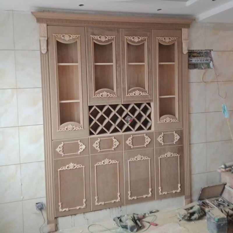 实木贴花欧式木雕花角花家具柜门花格片角花装饰东阳浮雕雕花贴片