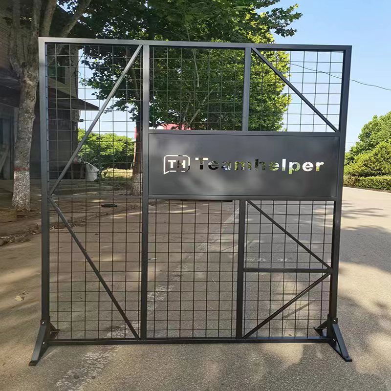 工业风隔断墙镂空屏风火锅店格栅餐厅酒吧卡座包间铁艺装饰铁网