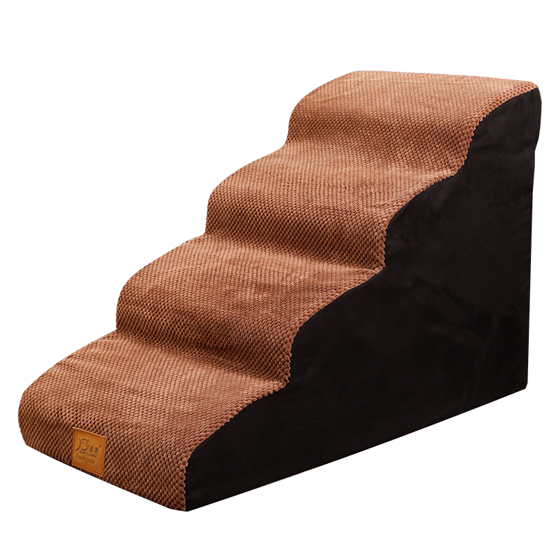 宠物爬高楼梯猫狗台阶楼梯小型泰迪床边海绵梯子台阶上床爬梯垫子