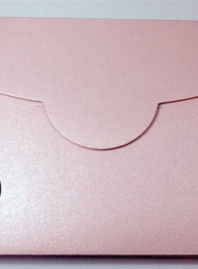 45个250克珠光纸信封15x10厘米贺卡封套商务个性插舌空白加厚橙色