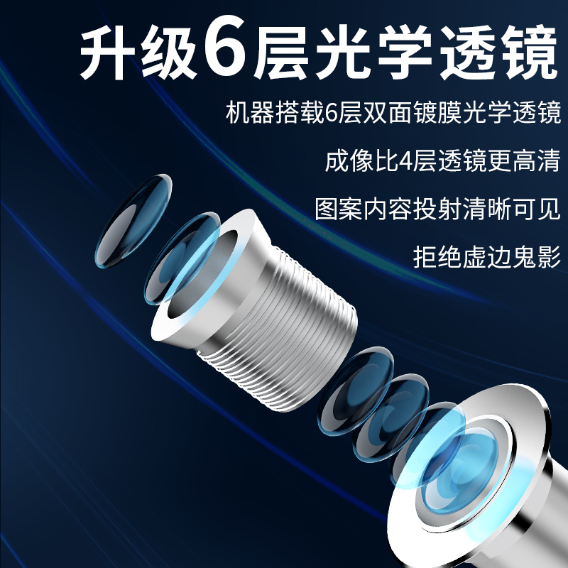 嵌入式暗装吸顶广告投影灯logo灯定制招牌图案门头地面门店室内指