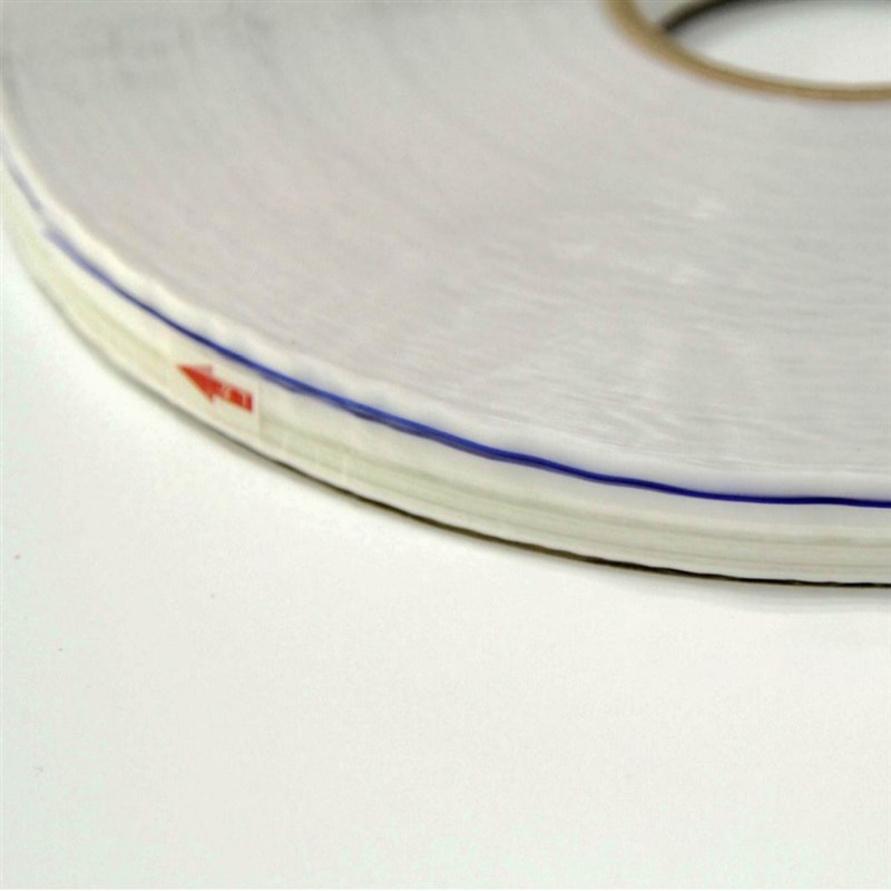 PE05蓝线封缄胶带 双面胶带 PE双面胶条