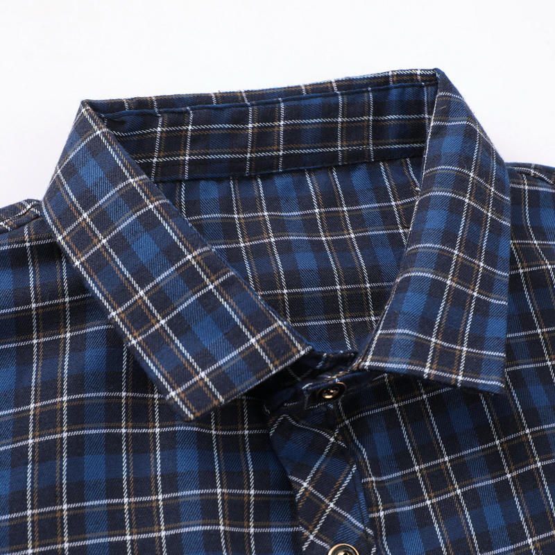 中年男衬衫长袖40o-50岁宽松夏装爸爸中老年男士薄款父亲衬衣