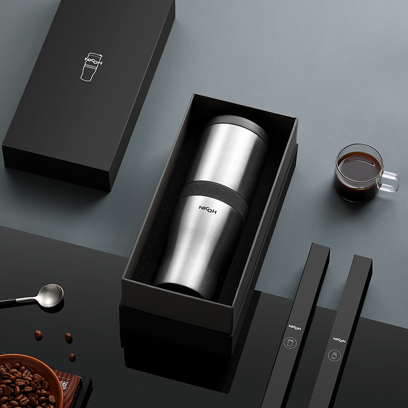 nicoh便携咖啡机磨豆一体美式随身电研磨萃取家用小型迷你全自动