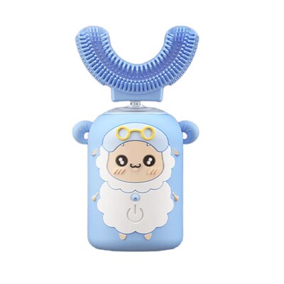 懒贝贝声波电动牙刷儿童U型软毛刷头宝宝婴幼儿男孩女童2-3-6-8岁