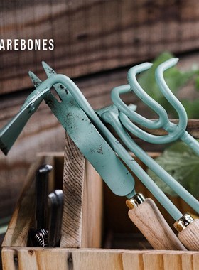 BAREBONES北邦户外薄荷绿园艺工具家用花艺盆栽造型套装铁锹铲子
