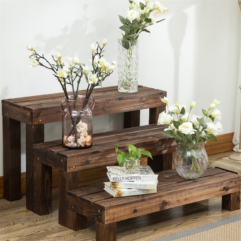 花架阶梯式室内外多层花架组合阳台置物架多肉花盆架子家用换鞋凳