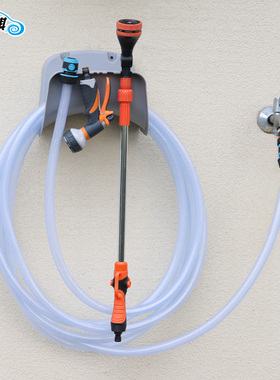 朗祺挂墙式浇花水管收纳架绕管架洗车水管架绕管器家用卷管盘管器