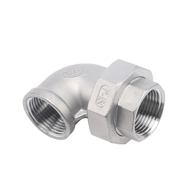 304不锈钢内丝活接弯头90度直角弯通3/4/6分1寸由任水管接头配件