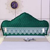 床头套罩欧式 弧形半圆木床头罩全包靠背软包套定制新款 大方简单