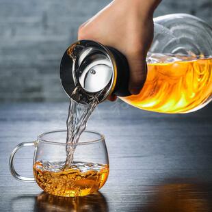 天润河加厚大容量玻璃冷水壶家用热水套装耐热茶壶丹麦冷水壶