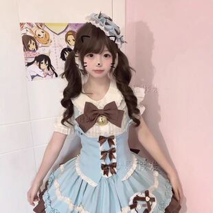 心心果假发 甜御 60cm冷棕色长卷发 假发自然高温丝 少萝lolita