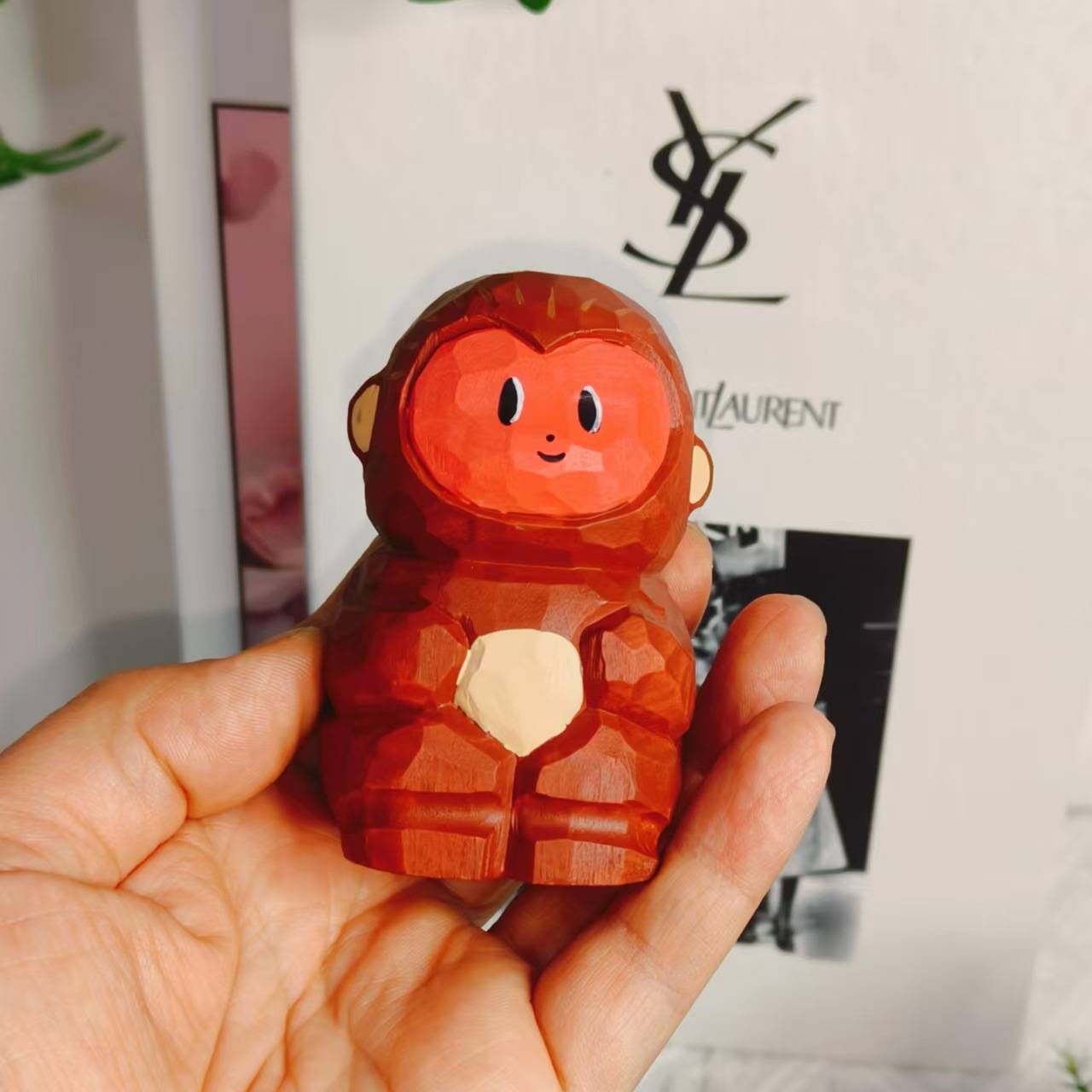 木制工艺品十二生肖猴子摆件桌面手办生日礼物伴手礼