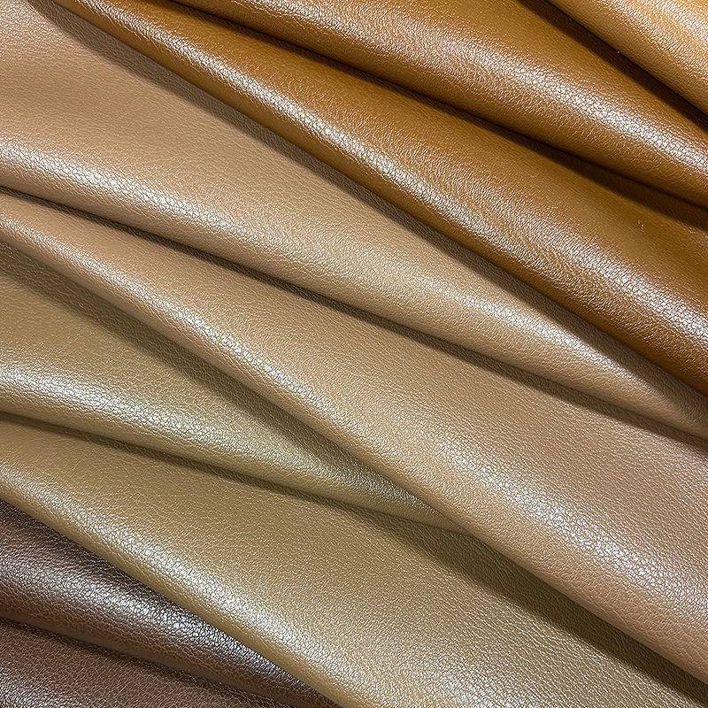 工厂1.0厚双针988细纹小荔枝面料10P环保箱包手袋专用PVC皮革