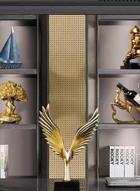 现代轻奢客厅酒柜创意摆件家居柜子办公室上档次工艺品装饰品