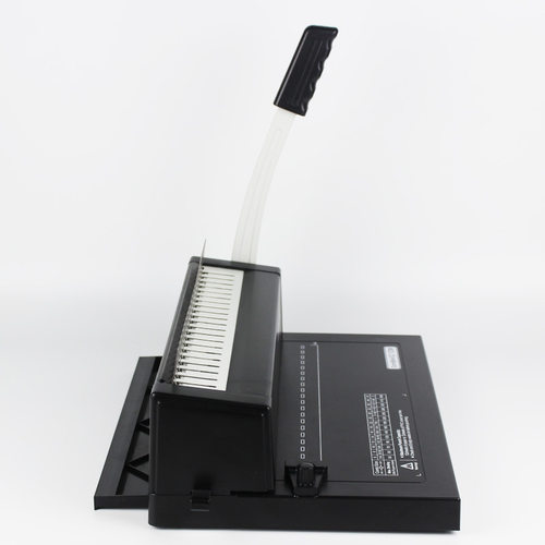 新品厂销C12M打孔机装订机 手动疏式H夹条装订机办公用胶圈装订机