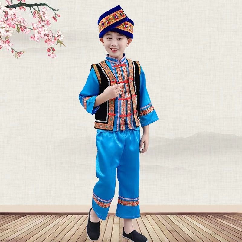 少数民族服装儿童壮族男童壮族男童服饰