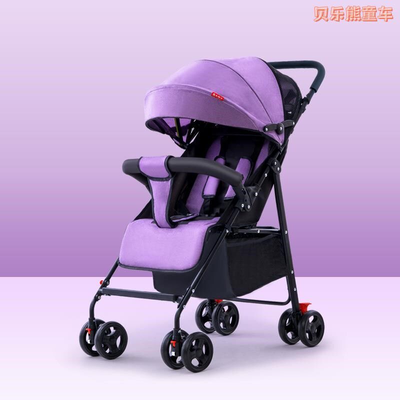 婴儿推车可坐可躺外出可折叠w小推车儿童宝宝伞车轻便小型坐式四