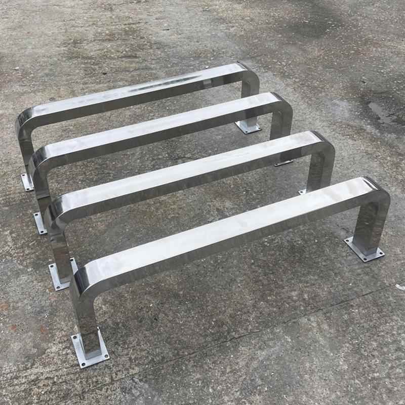 车间304不锈钢防撞U型防护栏201停车场u形管阻挡车挡车器档车杆