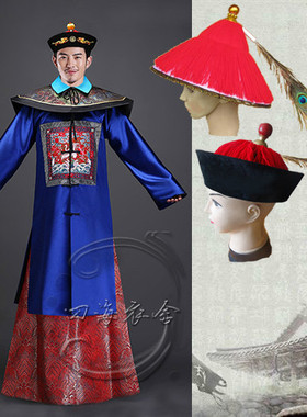 古装 清朝白鹤大臣官员侍郎官服朝服纪晓岚和珅戏服舞台表演服装