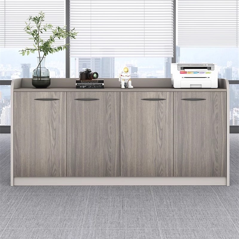 矮柜文件柜办公室木质储物柜资料收纳办公柜带锁隔断柜抽屉茶水柜