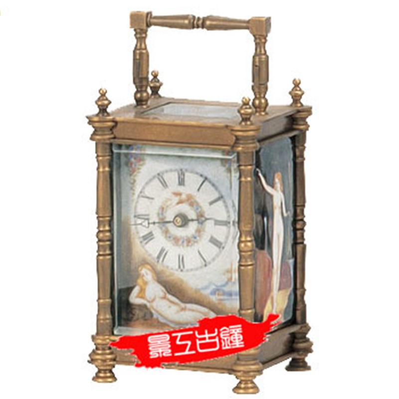 钟表 欧式钟表 机械座钟 古典 台钟 欧式多功能皮套钟