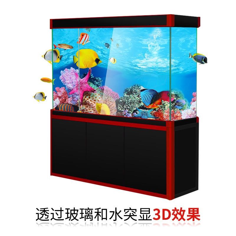 鱼缸高清双面背景纸水族箱装饰背景画背景图鱼缸造景壁纸加厚缸贴