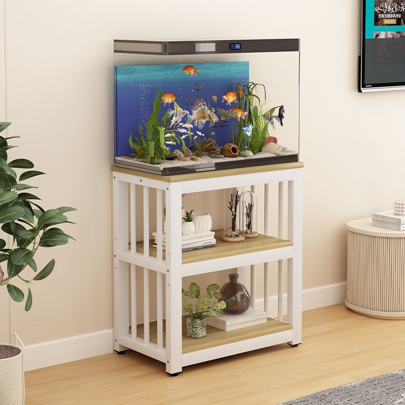 鱼缸架家用小型鱼缸柜子金属底座定制鱼缸底柜铁艺水族箱鱼缸桌子