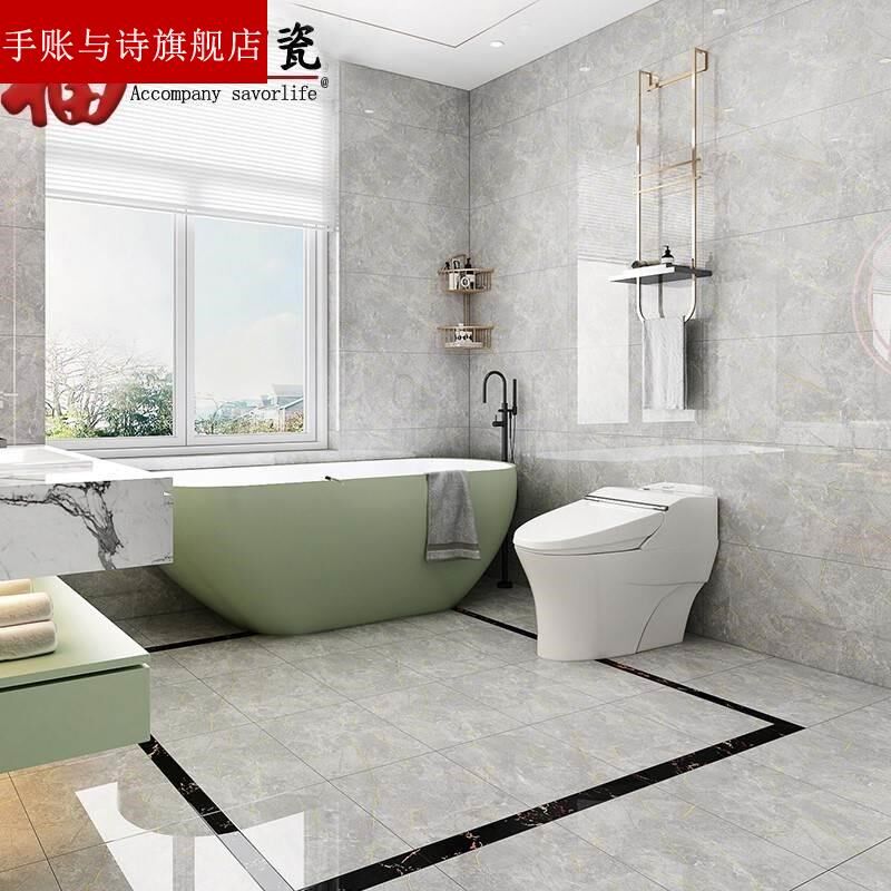 客厅地板砖金丝釉全通体大理石瓷砖地砖800x800灰色连纹背景墙砖