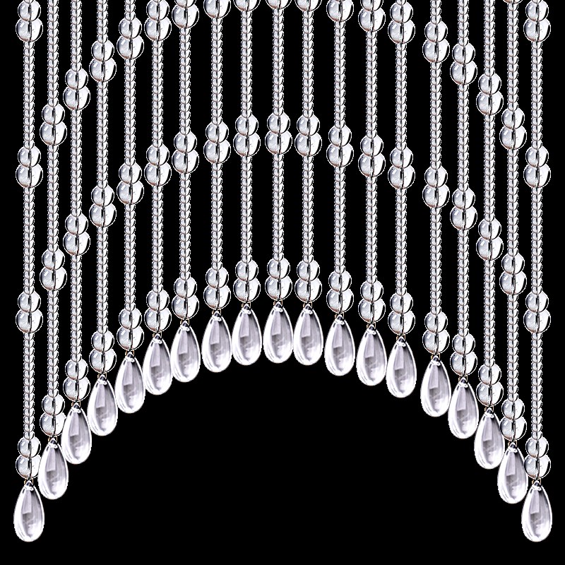 天然水晶葫芦珠帘门帘串珠子新款客厅隔断玄关卫生间卧室帘免打孔