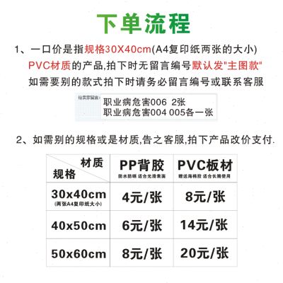 异氰酸酯职业病危害m告知牌卡安全标示有害物品警示标志标识贴PVC