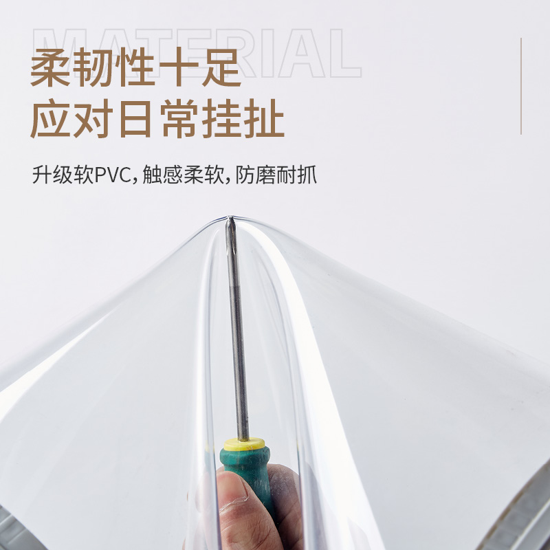 磁吸门帘店铺商用空调遮挡防尘防冷气门帘磁性自吸透明挡风隔断帘