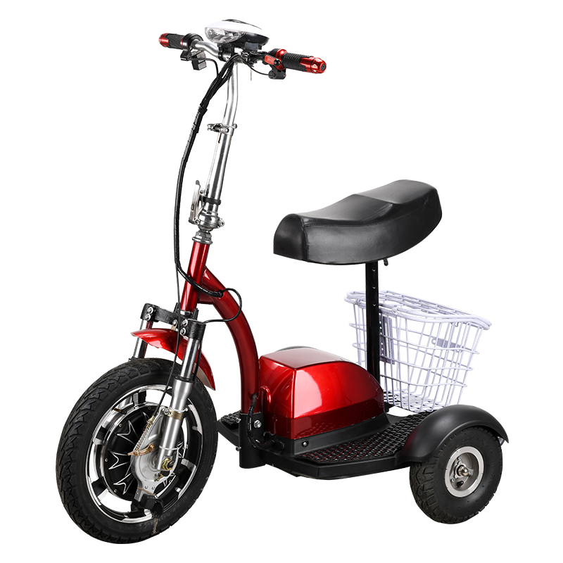 轻便迷你48v折叠老人电动三轮车代步车时尚母子铅酸锂电池代步车