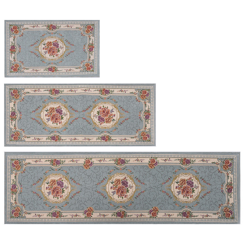 厨房地垫长条吸水防油家用耐脏进门地毯门垫卧室浴室防滑脚垫子