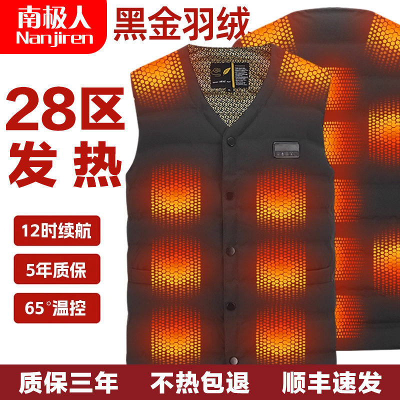 石墨烯智能温控羽绒马甲